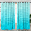 Waves of Blue Curtains