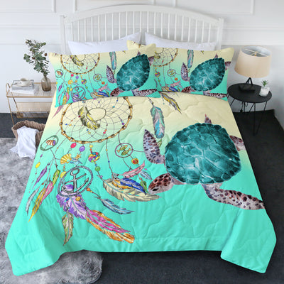 The Dreamcatcher and Sea Turtle Comforter Set