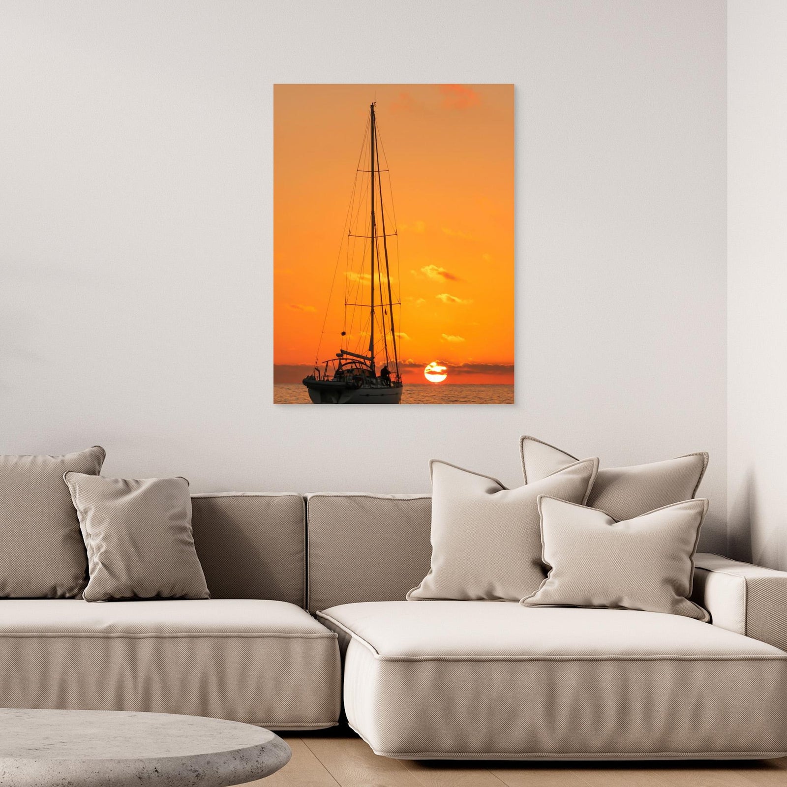 Canvas Print - The Last Sunset. by Adrian Tudose