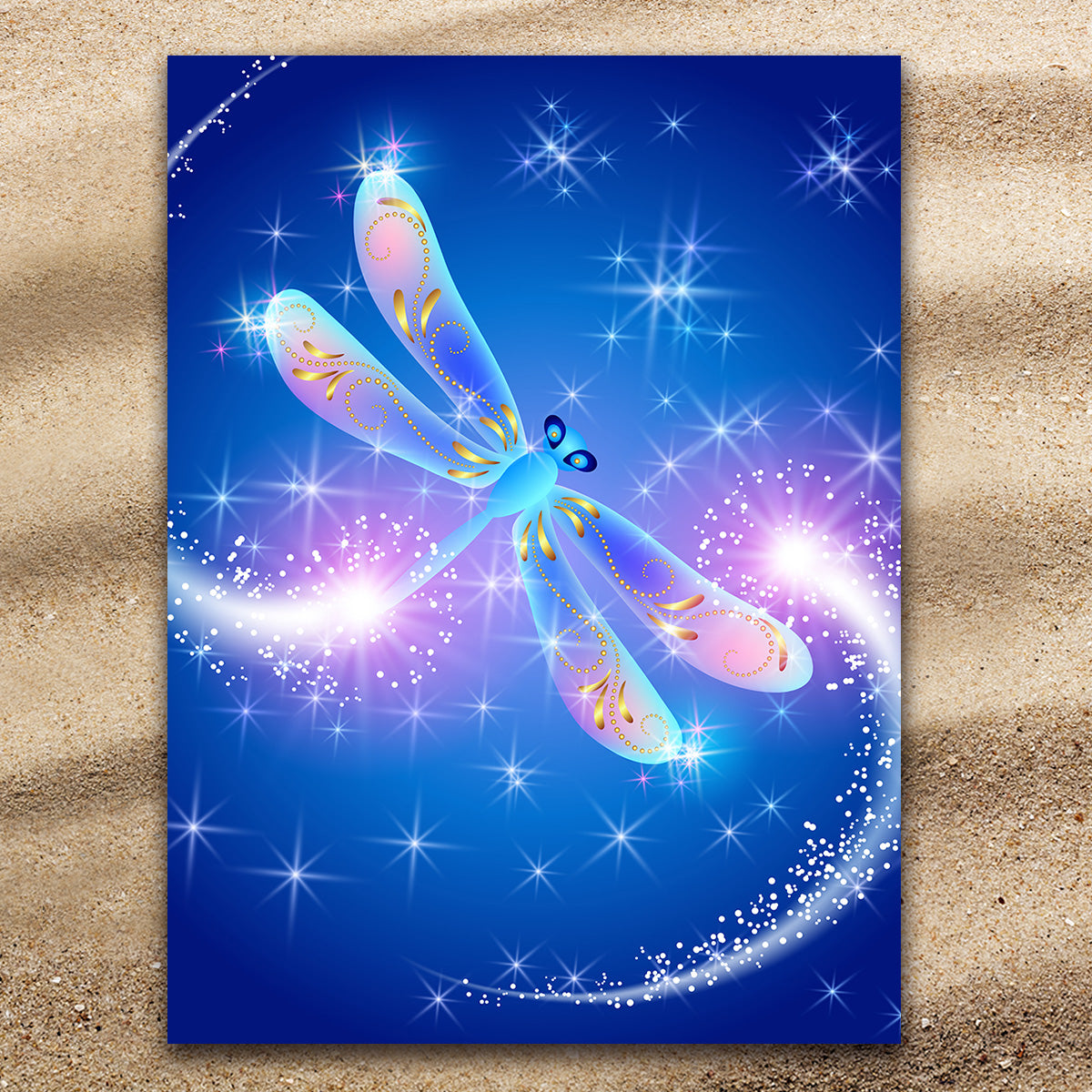 Dragonfly Magic Extra Large Towel
