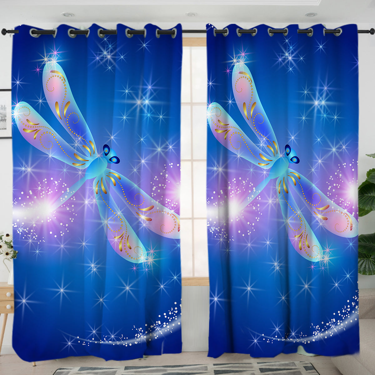 Dragonfly Magic Curtains
