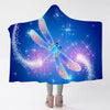 Dragonfly Magic Cozy Hooded Blanket