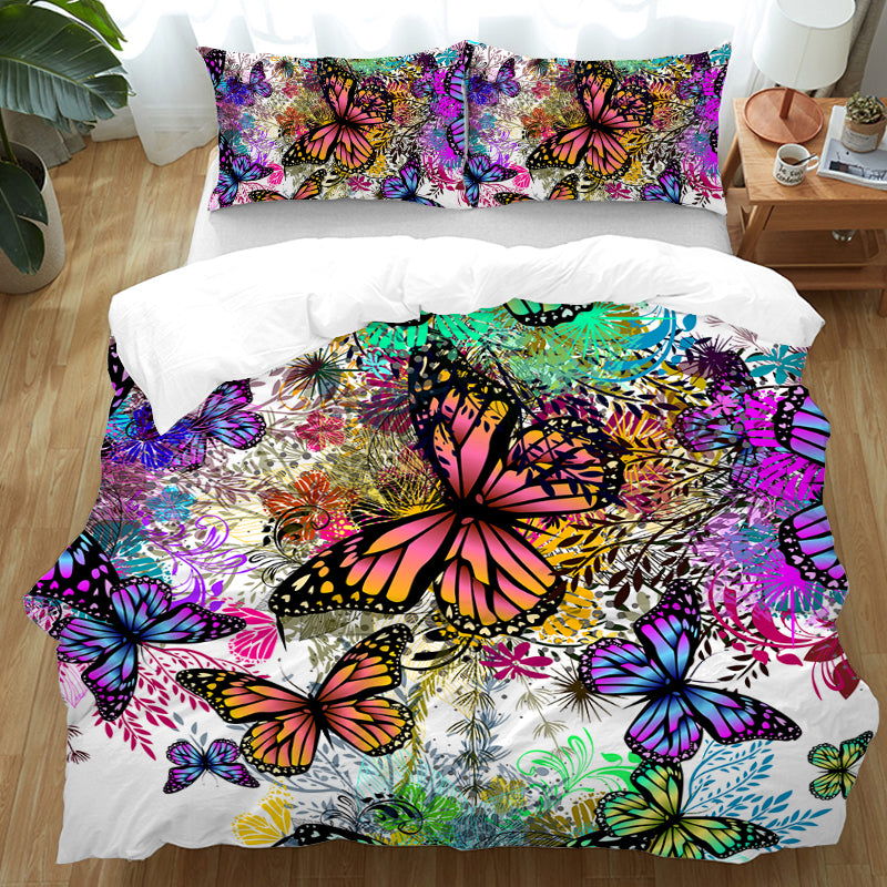 Tropical Butterflies Bedding Set