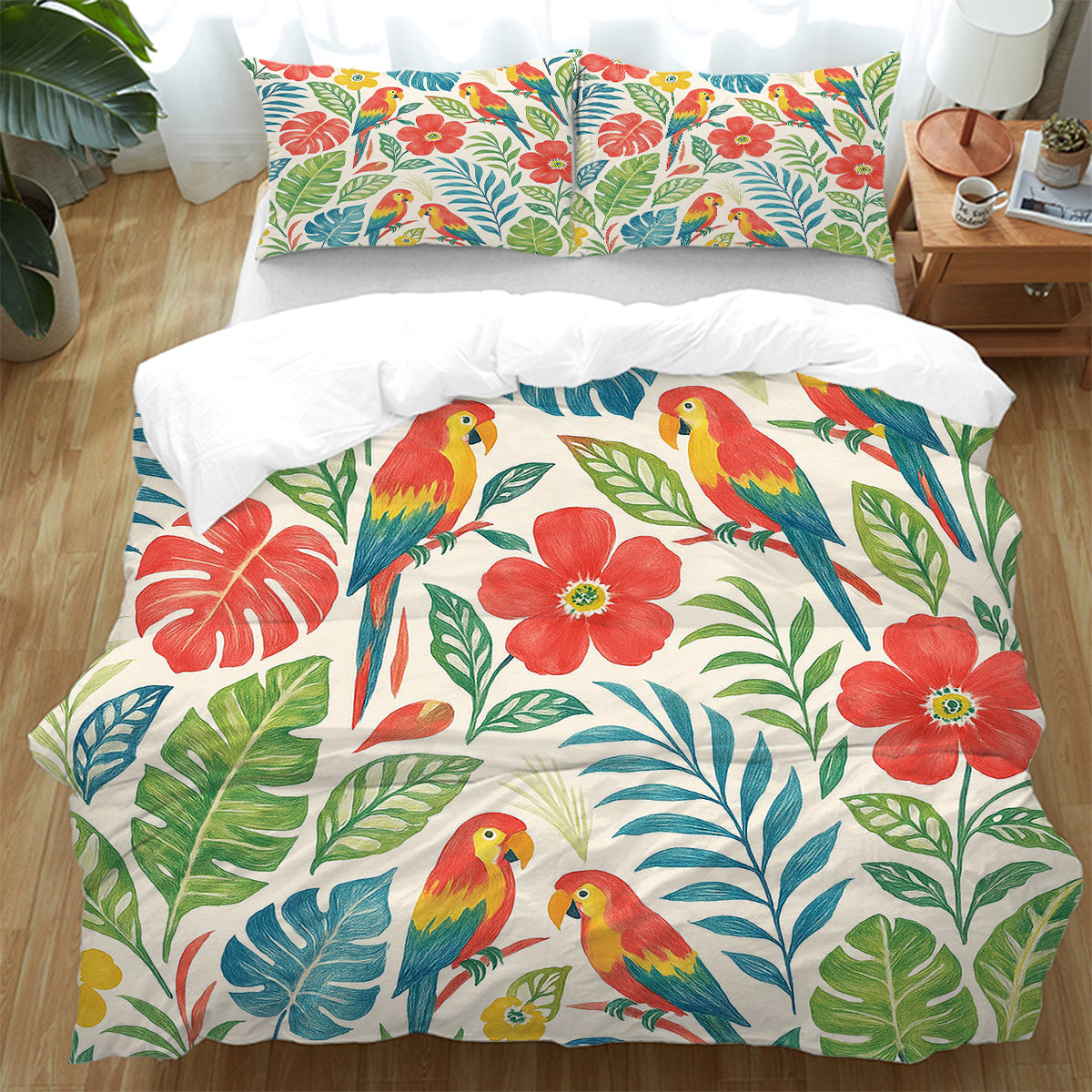 Classic Tropical Bedding Set
