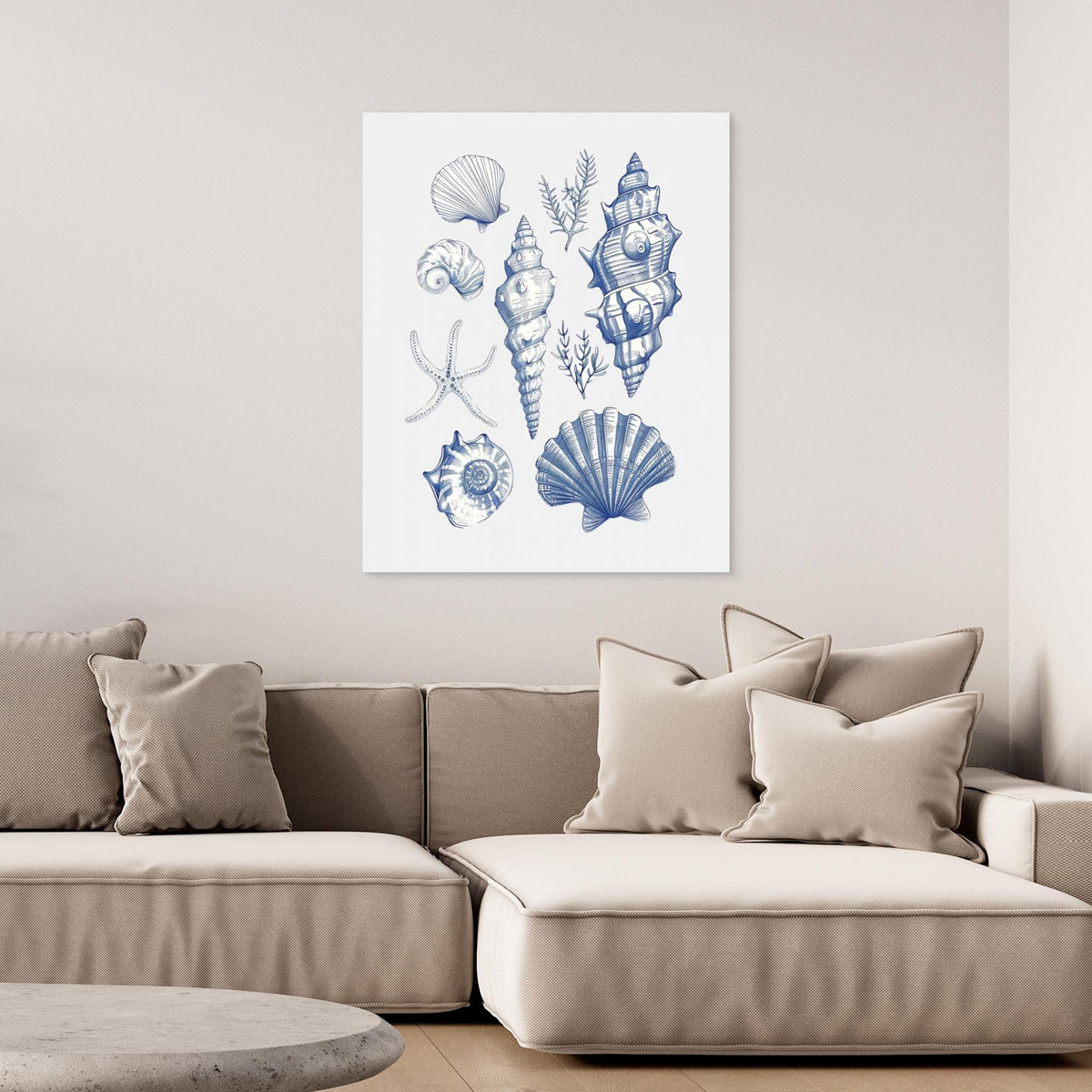 Canvas Print - Shell Collage by Jolly And Dash