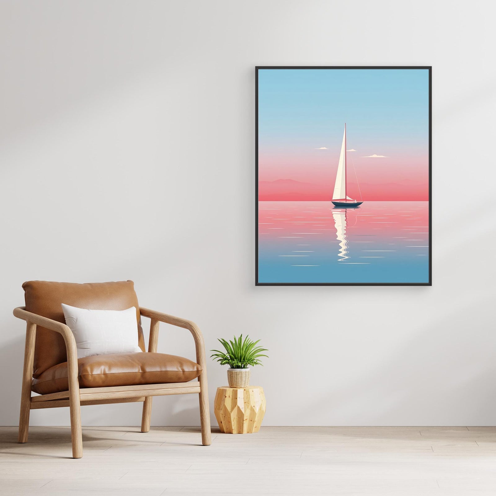 Canvas Print - Sailing In Peace by Emiliano Deificus