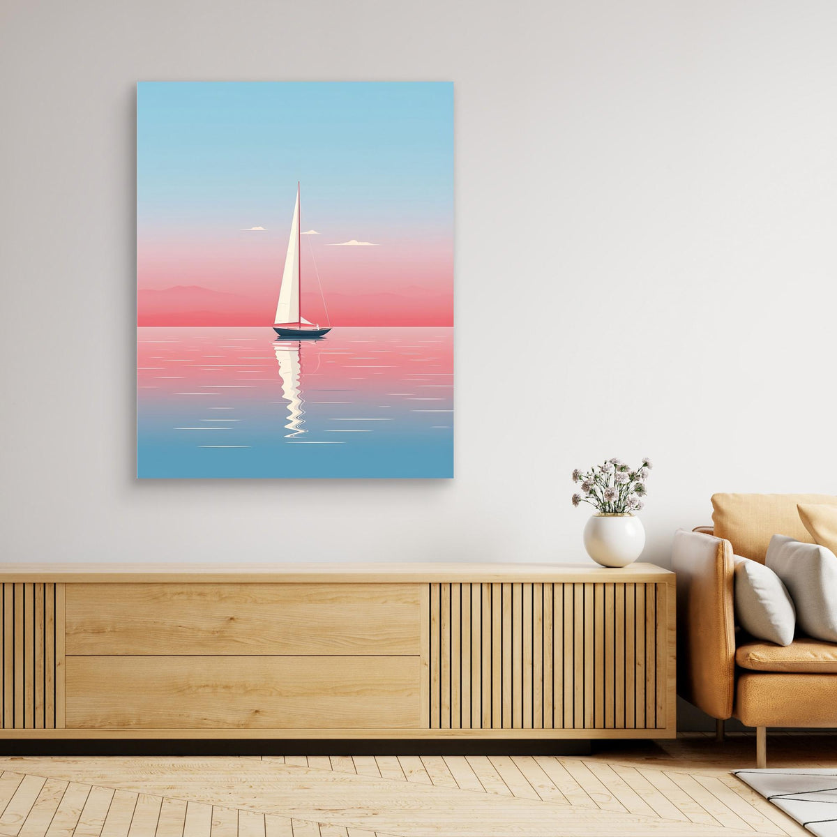 Canvas Print - Sailing In Peace by Emiliano Deificus