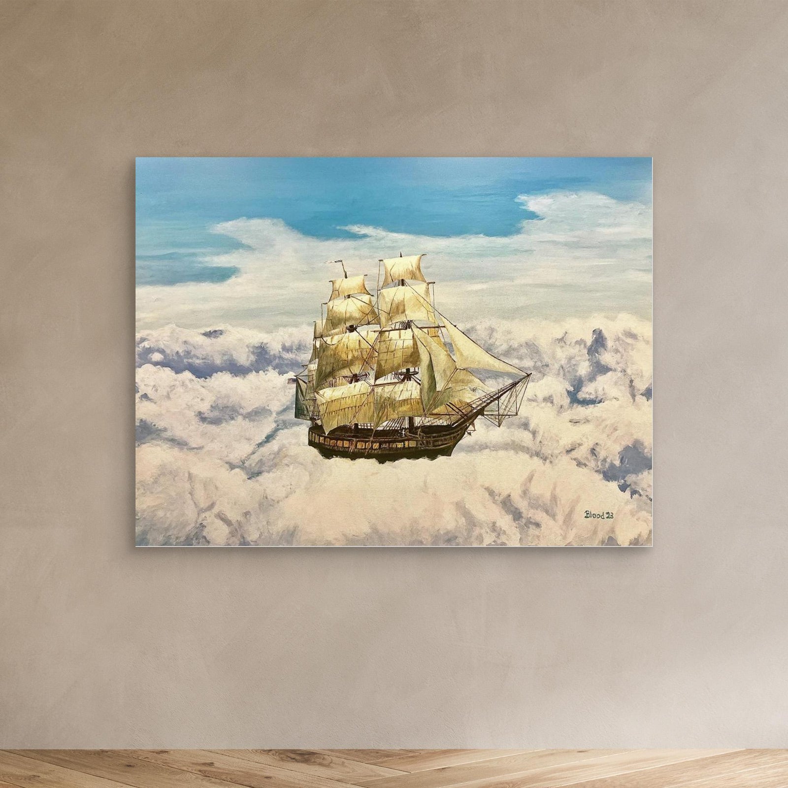 Canvas Print - Sky Sailing by Tom Blood