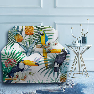 Tropical Jungle Armchair Cover