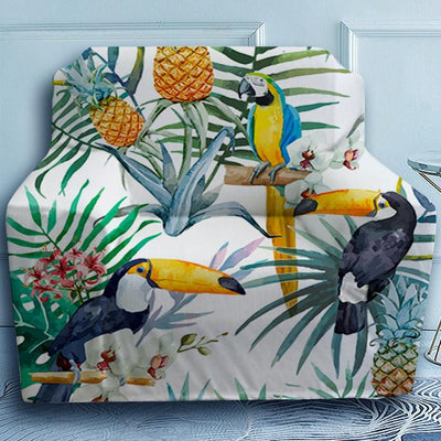 Tropical Jungle Armchair Cover