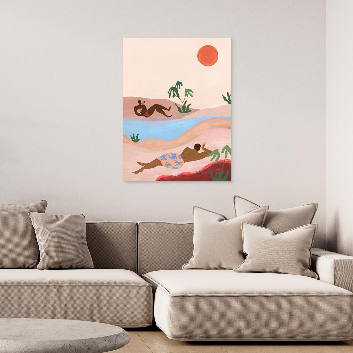Canvas Print - Beach Please by Arty Guava