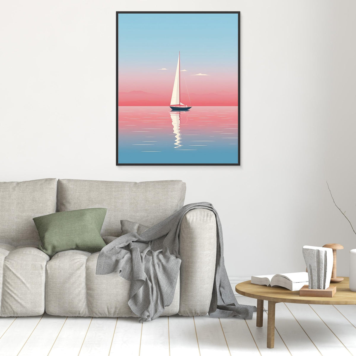 Canvas Print - Sailing In Peace by Emiliano Deificus