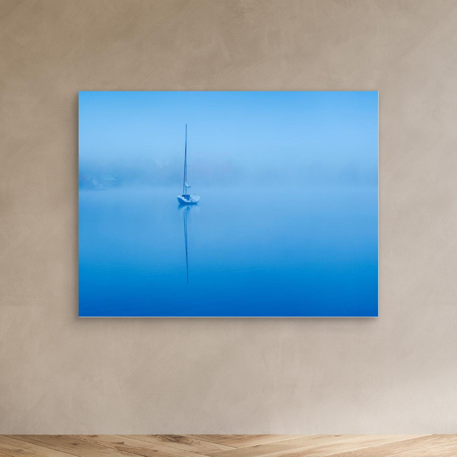 Canvas Print - Peaceful Blue Morning by David H Yang