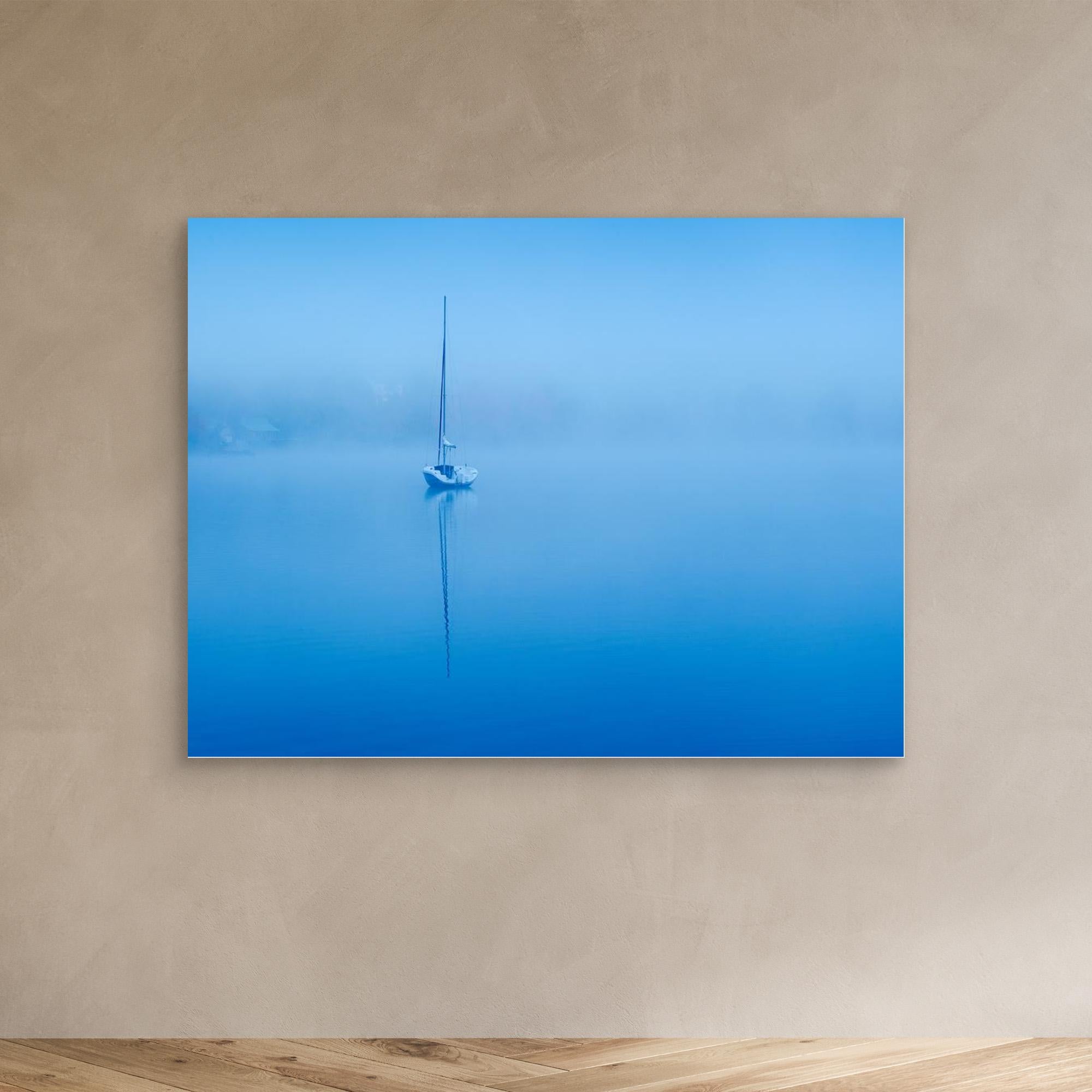 Canvas Print - Peaceful Blue Morning by David H Yang