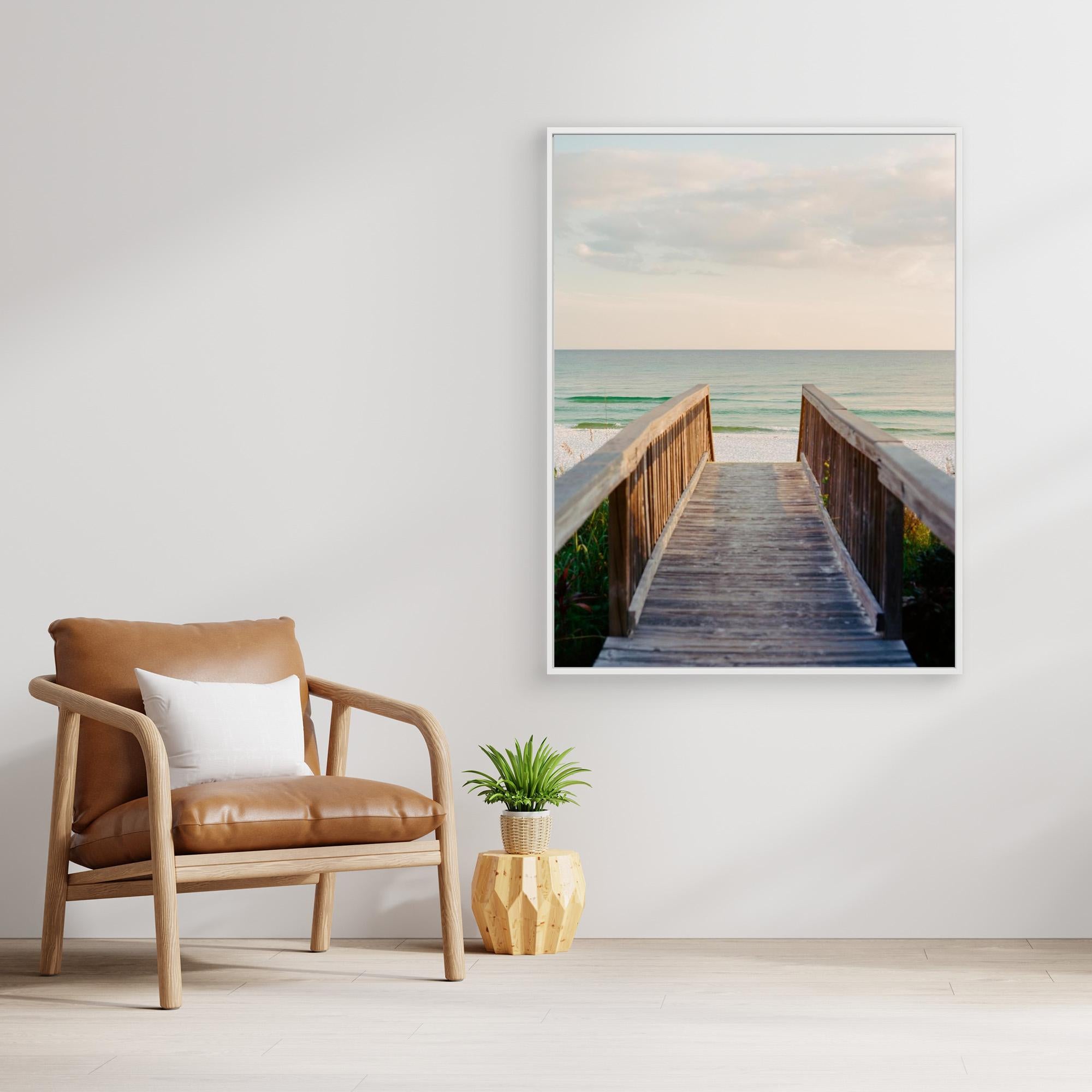 Canvas Print - Pastel Ocean Sunset VIII by Bethany Young