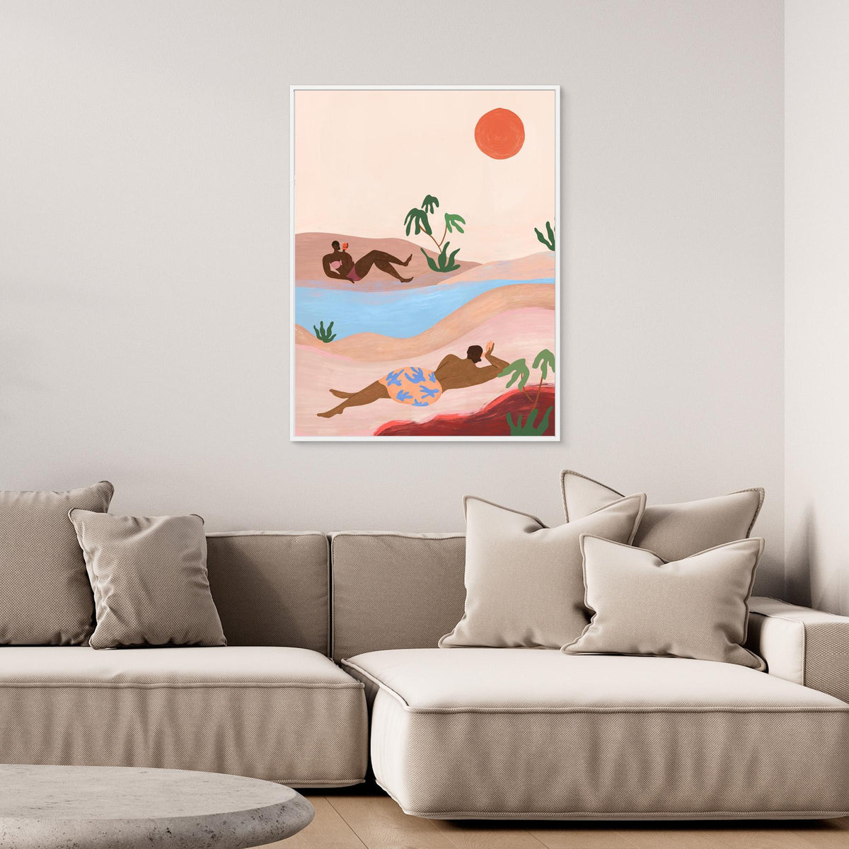 Canvas Print - Beach Please by Arty Guava