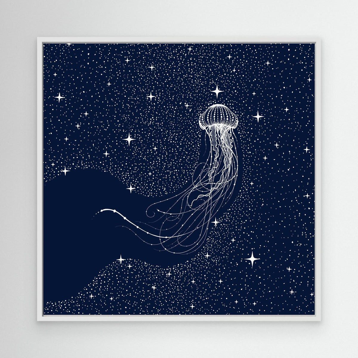 Canvas Print - Starry Jellyfish by Alirıza çakir