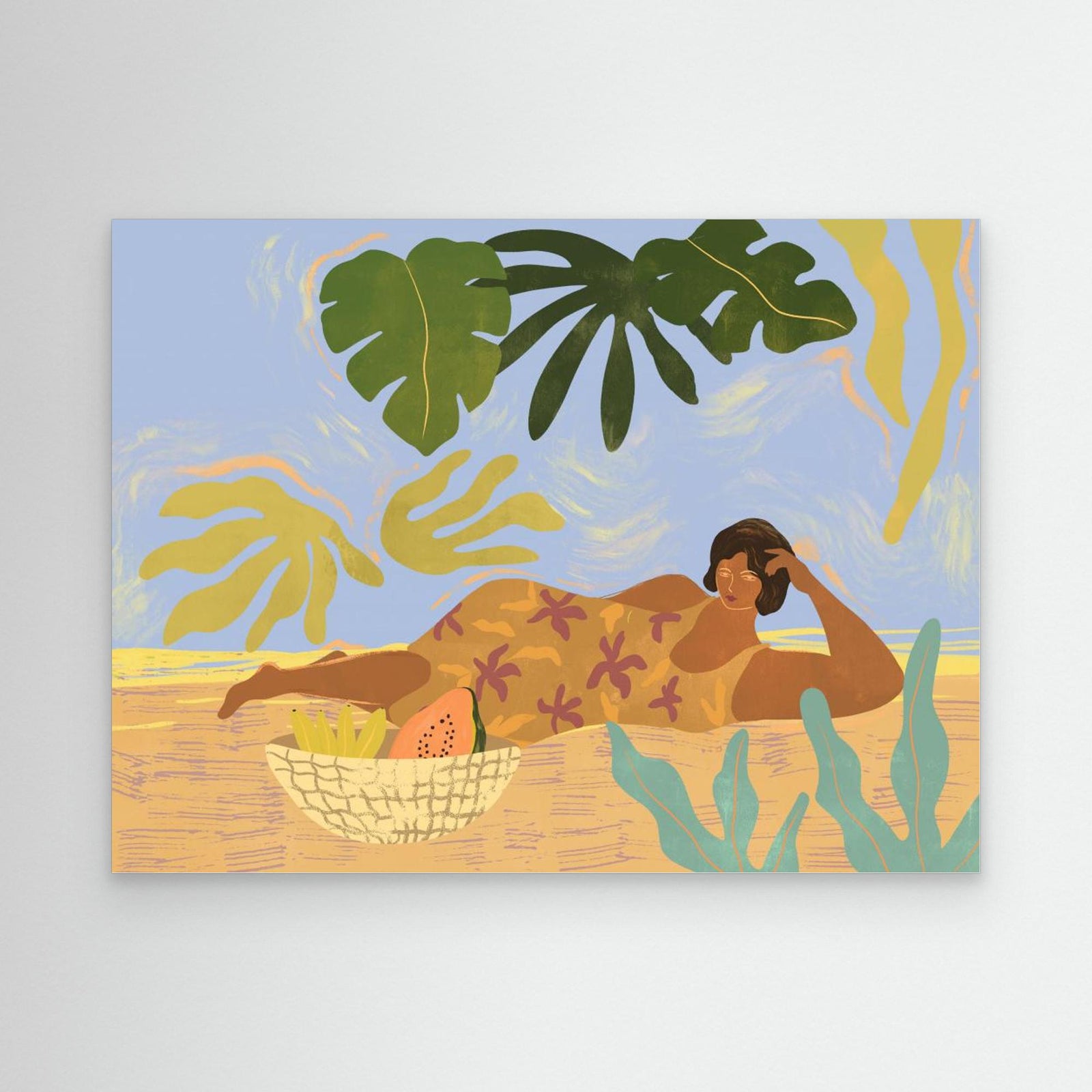 Canvas Print - Lazyday by Arty Guava