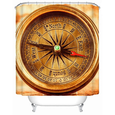 Fair Wind Nautical Shower Curtain