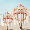 Flamingo and Hibiscus Passion Hooded Towel