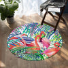 Flamingo Passion Round Area Rug