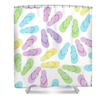 Flip Flop Galore Shower Curtain