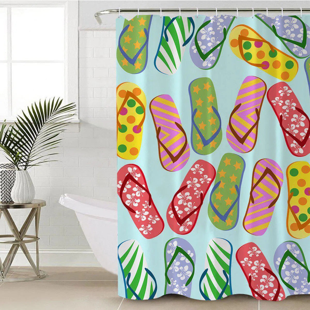 Flip Flop Kinda Girl Shower Curtain