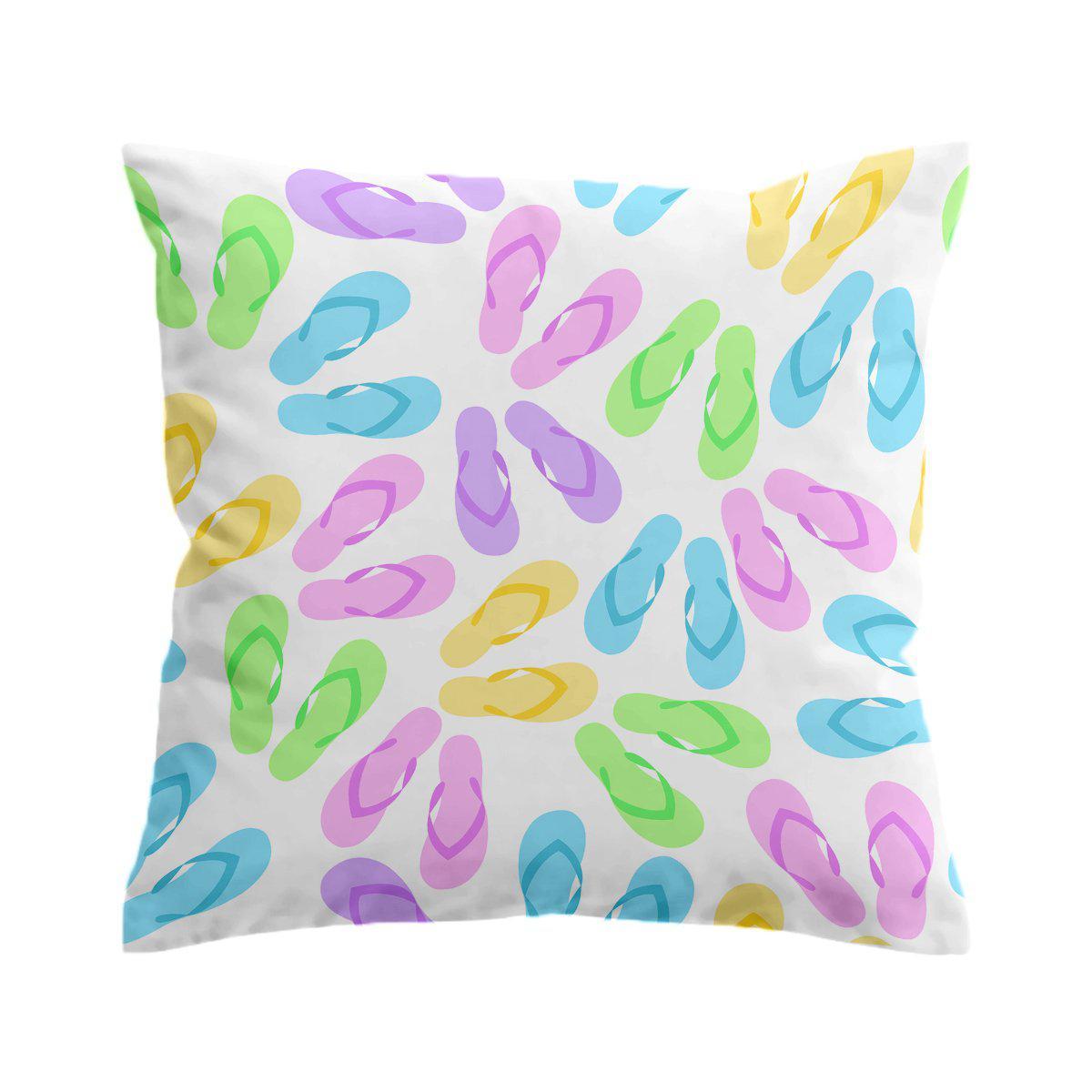 Flip Flops Galore Pillow Cover