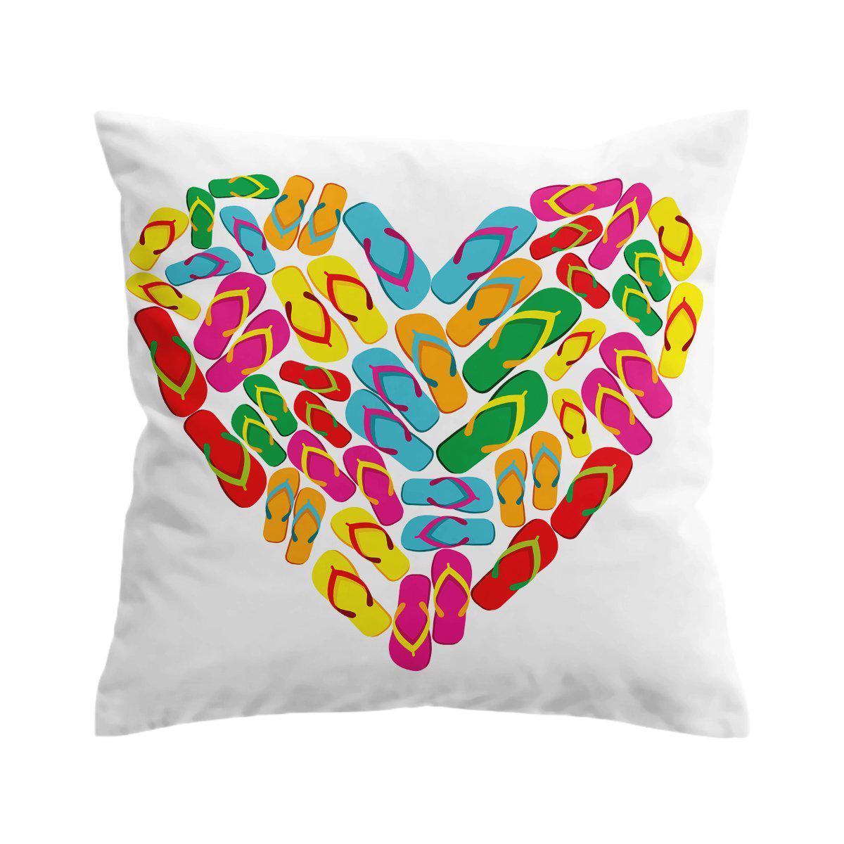 Flip Flops in My Heart Pillow Cover