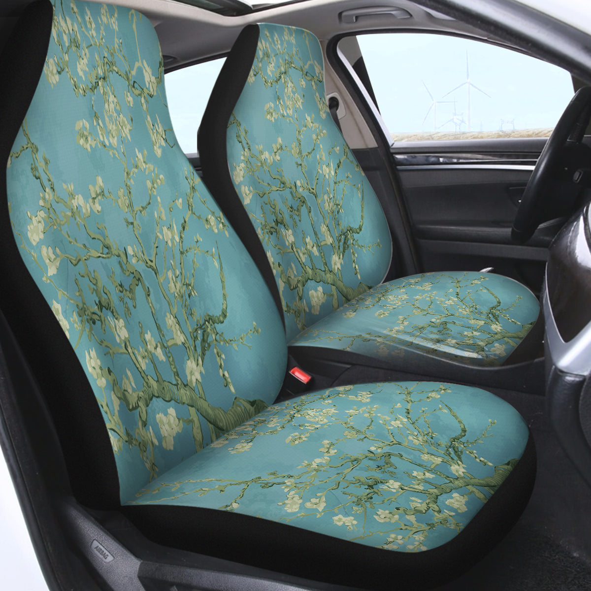 Van Gogh Almond Blossoms Car Seat Cover