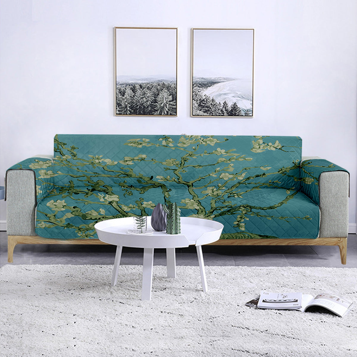 Floral Couch Cover