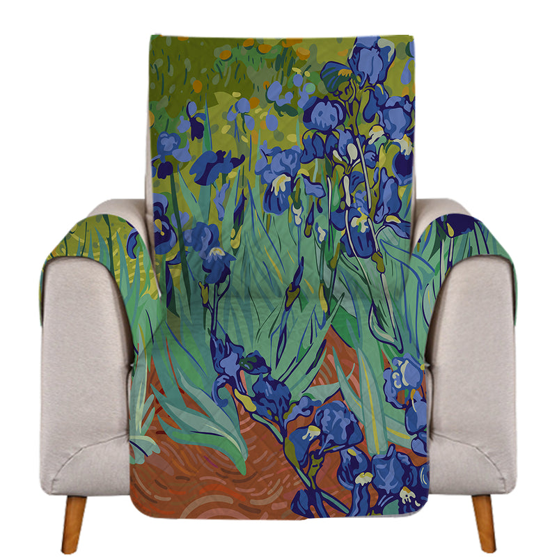 Van Gogh Irises Sofa Cover