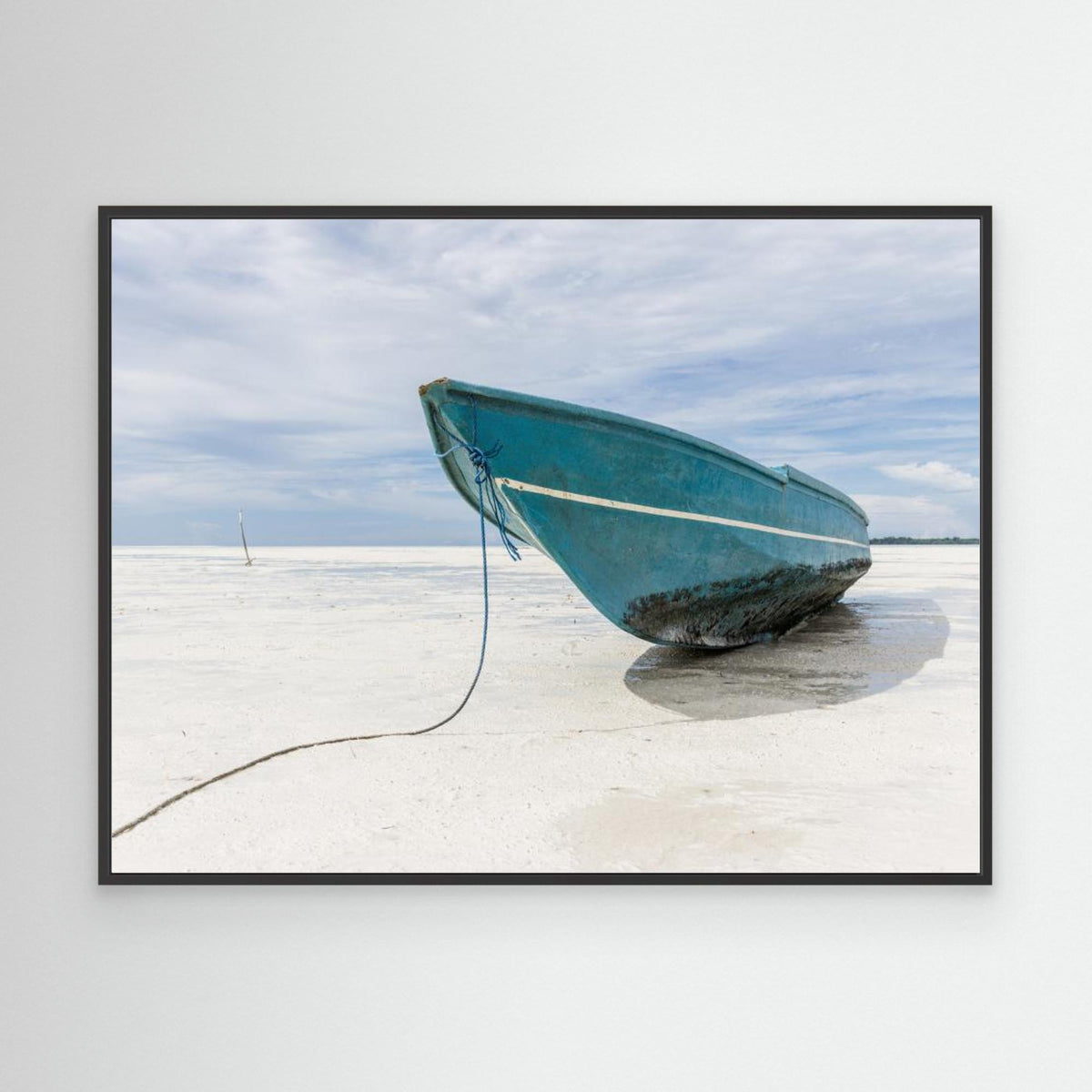 Canvas Print - Boat at the Beach by Photolovers