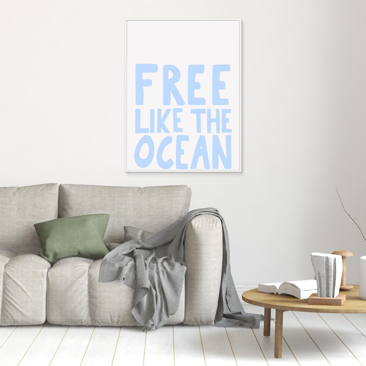 Canvas Print - Free like the Ocean by Athene Fritsch