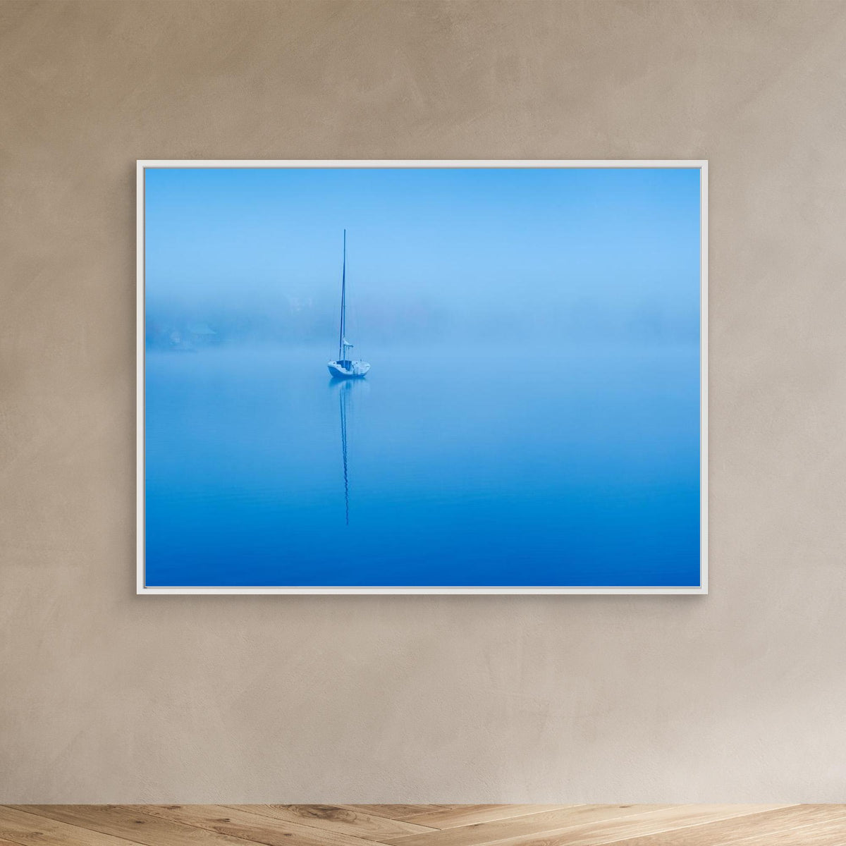 Canvas Print - Peaceful Blue Morning by David H Yang