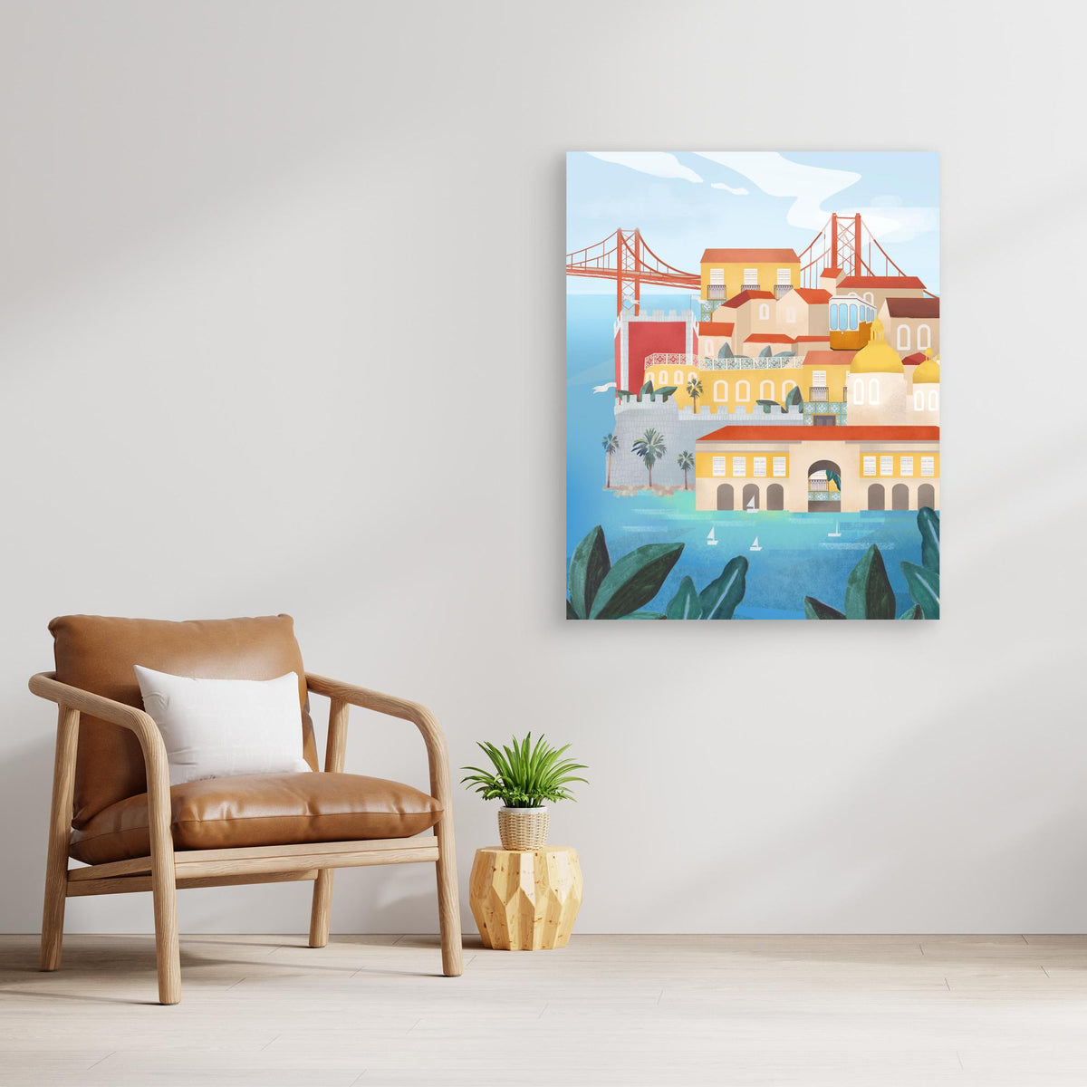 Canvas Print - Lisbon by Petra Lizde
