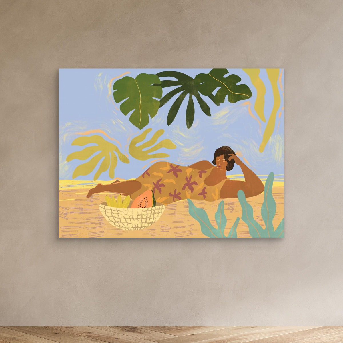 Canvas Print - Lazyday by Arty Guava