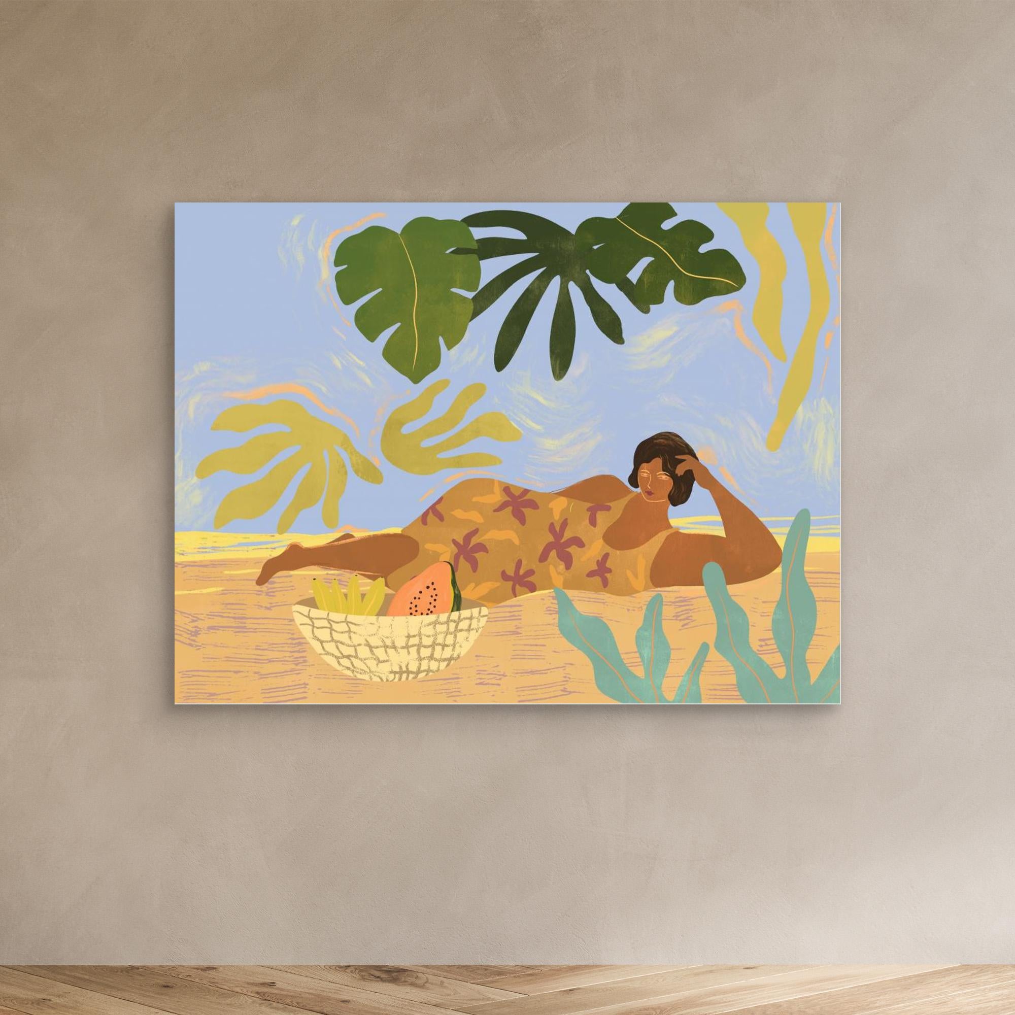 Canvas Print - Lazyday by Arty Guava