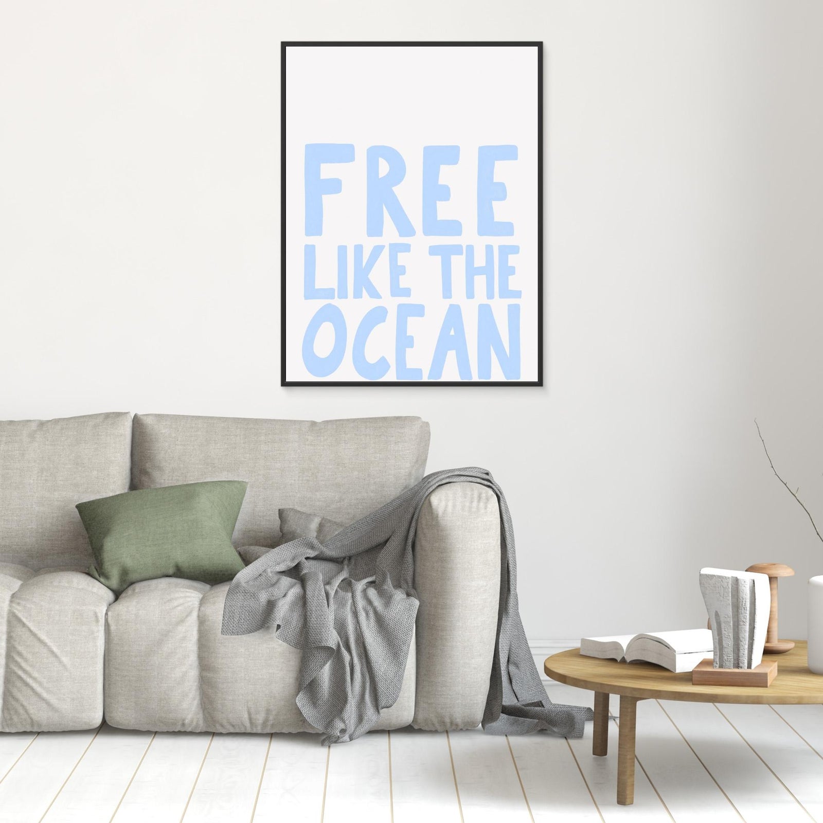 Canvas Print - Free like the Ocean by Athene Fritsch
