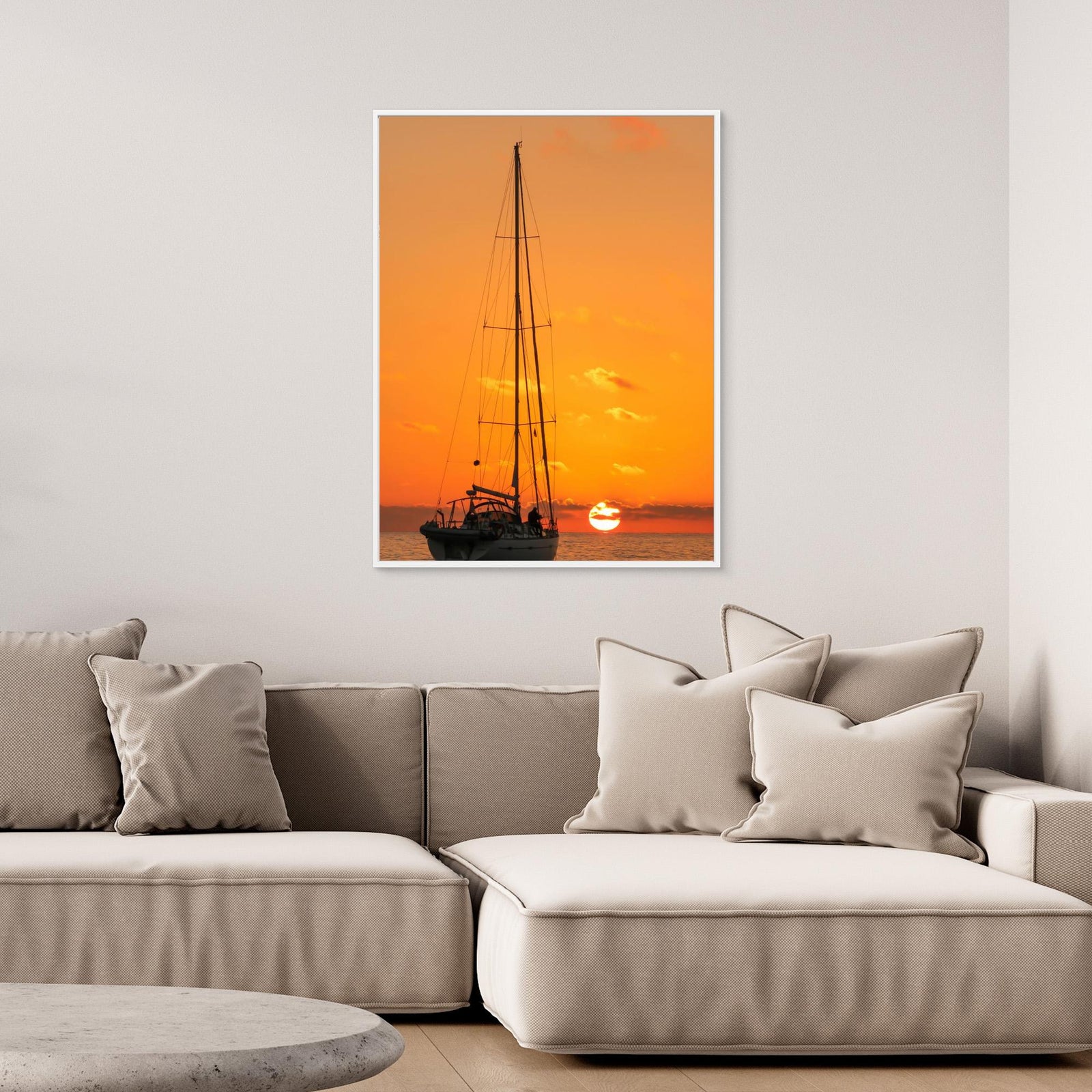 Canvas Print - The Last Sunset. by Adrian Tudose