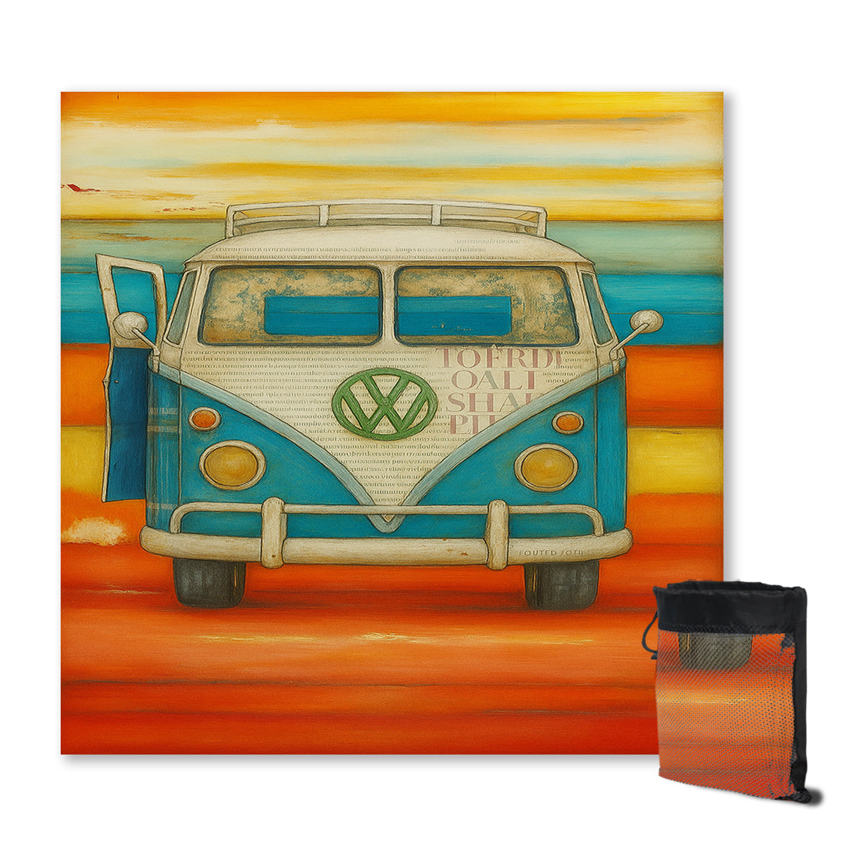 Vee Dub Sunset Sand Free Towel