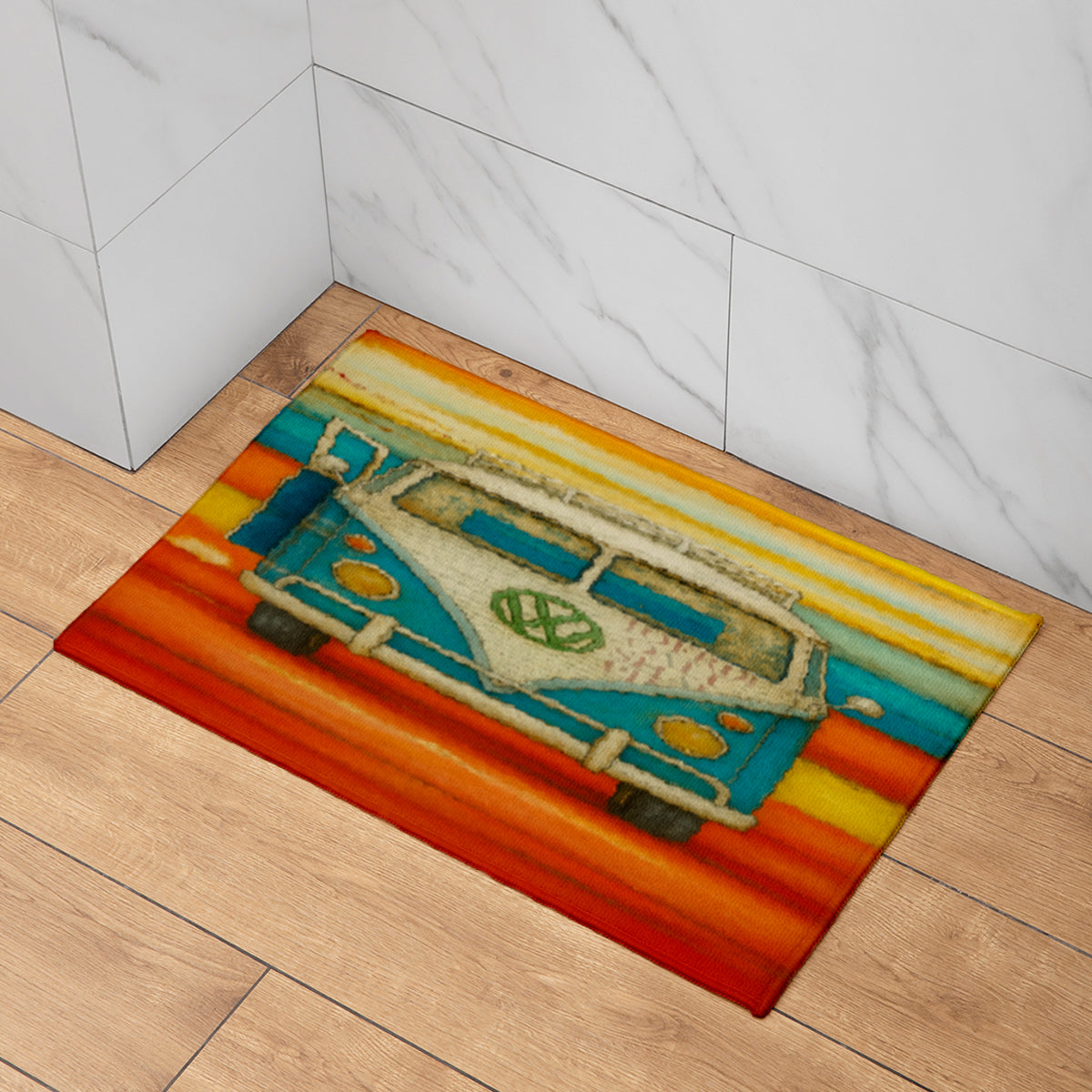 Vee Dub Sunset Bath Mat