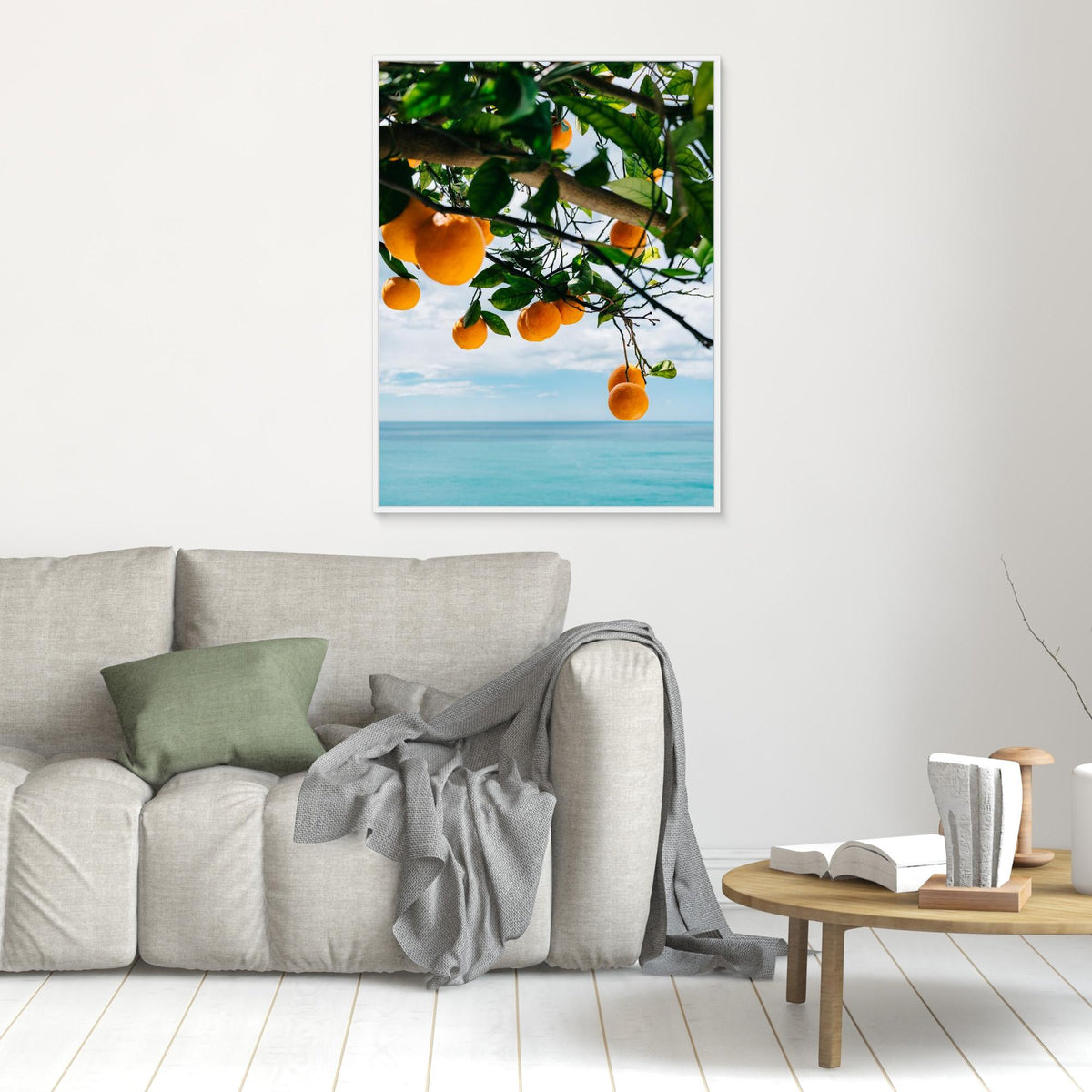 Canvas Print - Amalfi Coast Oranges IV by Bethany Young