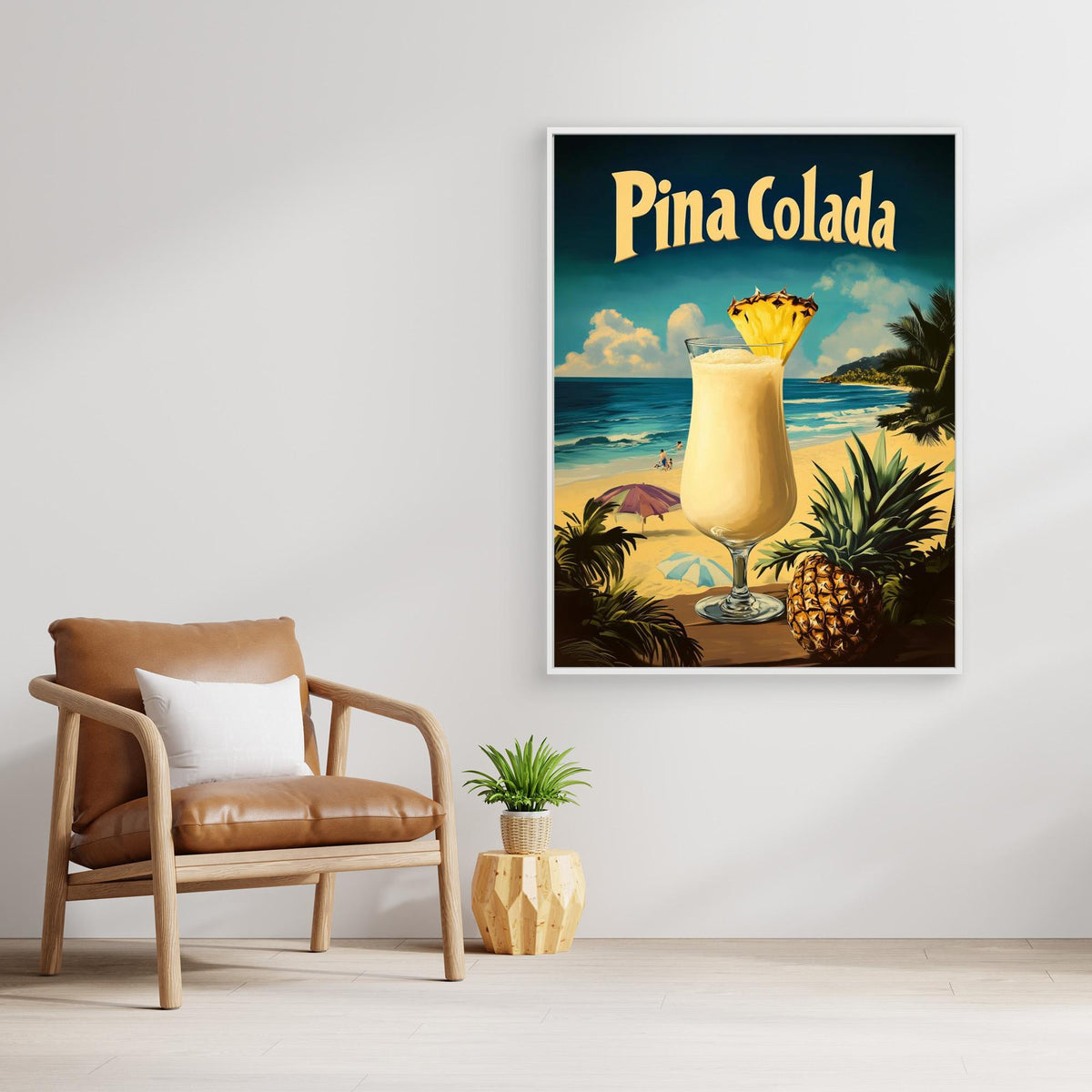 Canvas Print - Pina Colada Vintage by Andreas Magnusson
