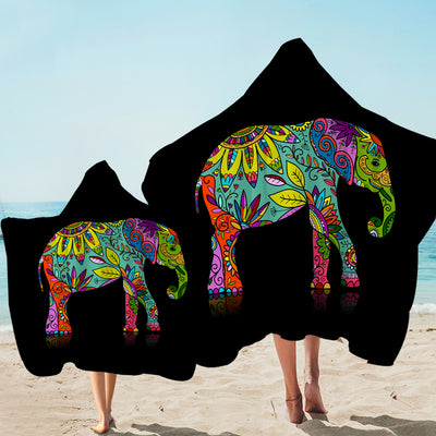 Free Spirit Elephant Hooded Towel