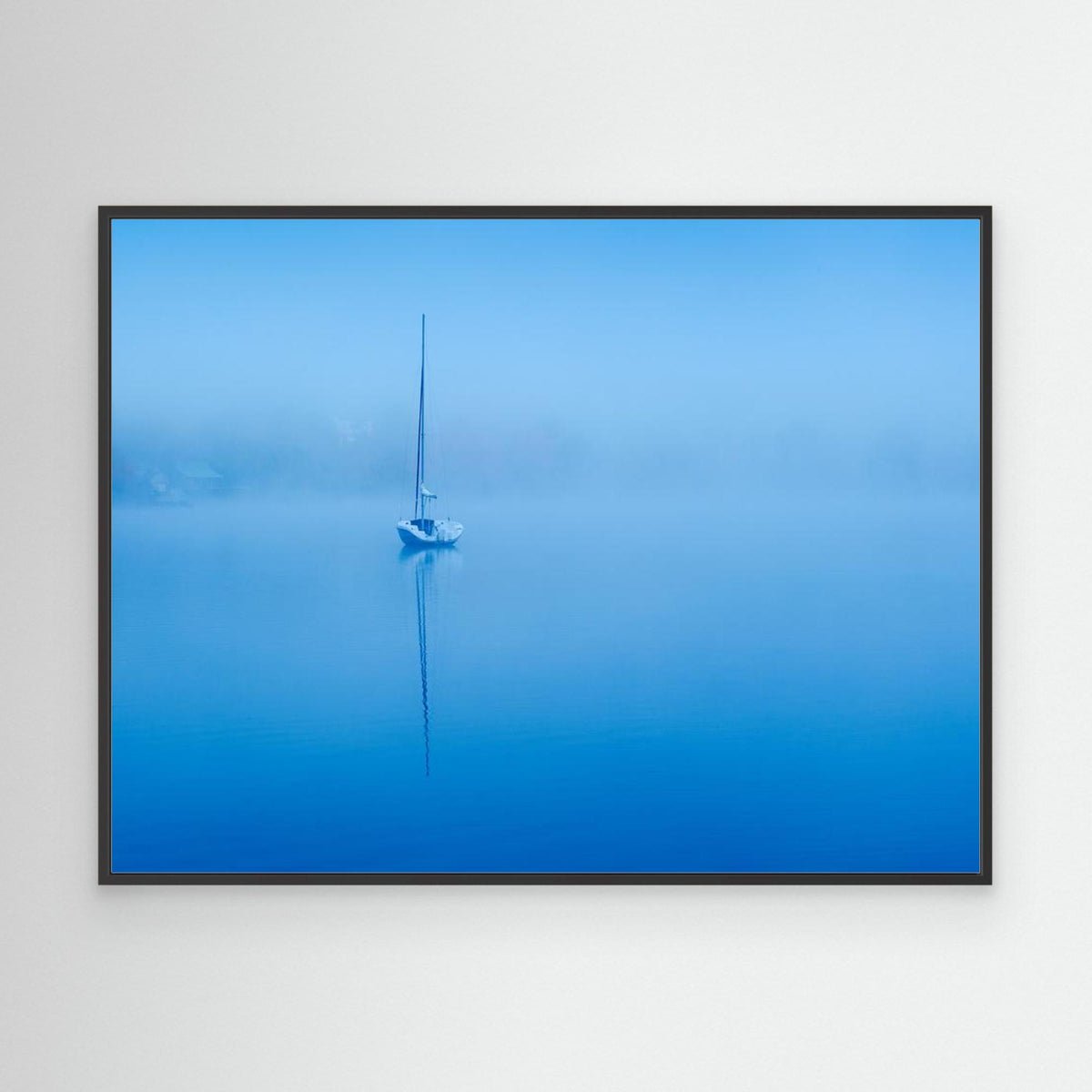 Canvas Print - Peaceful Blue Morning by David H Yang