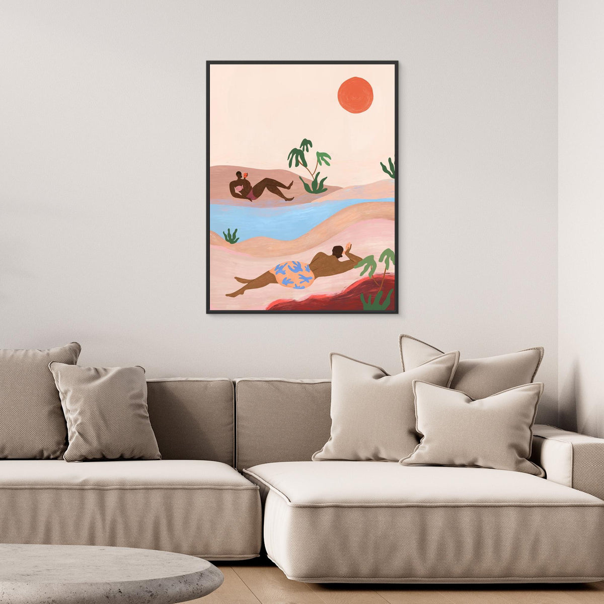 Canvas Print - Beach Please by Arty Guava
