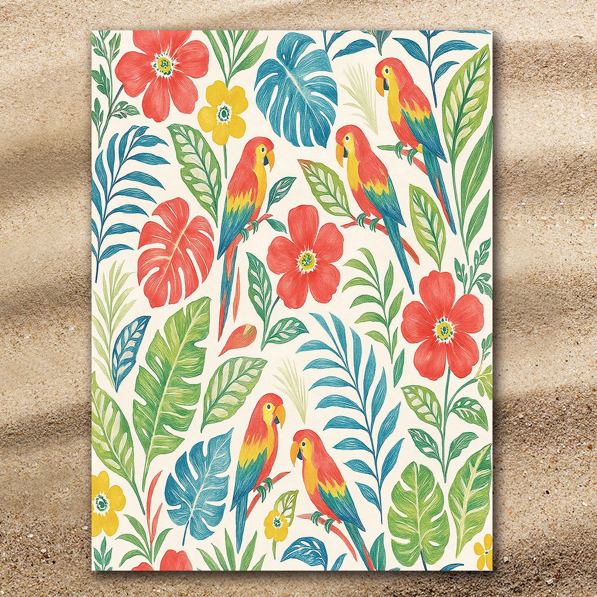 Classic Tropical Extra Large Beach Towel