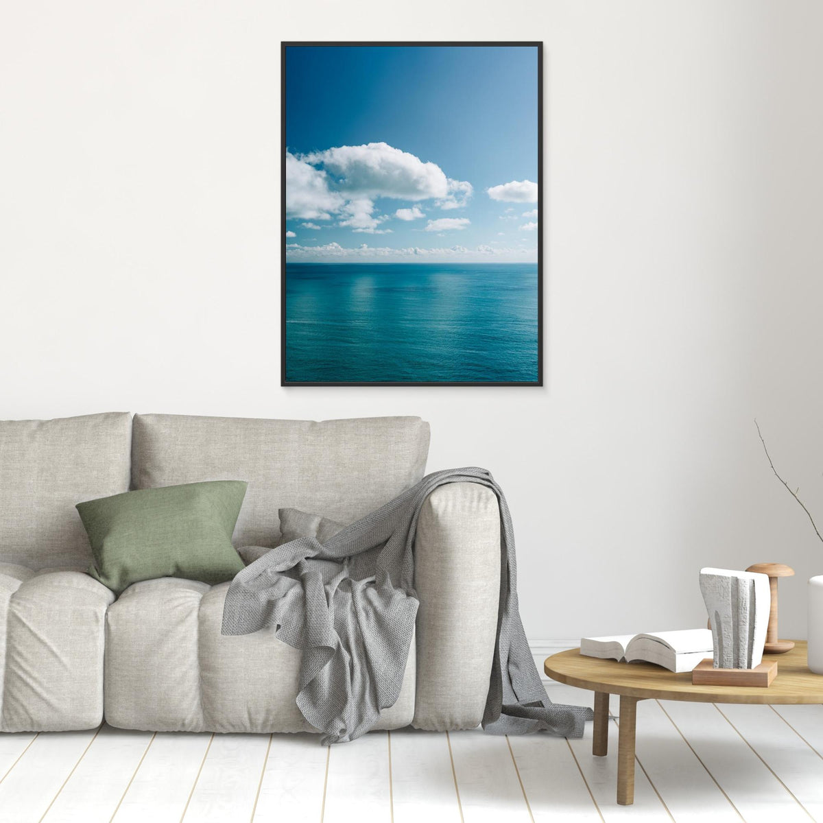Canvas Print - Amalfi Coast Ocean View V by Bethany Young