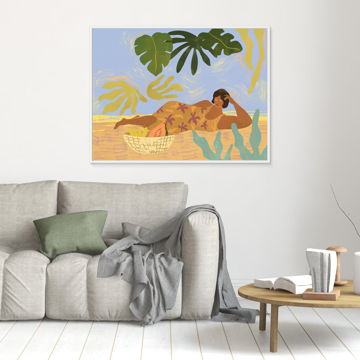 Canvas Print - Lazyday by Arty Guava